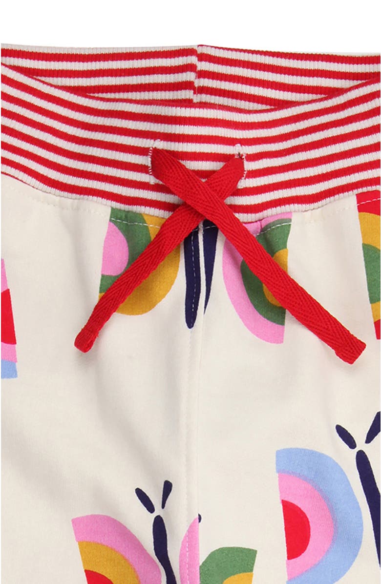 Lilly + Sid Organic Cotton Butterfly Print Joggers, Alternate, color, Multi