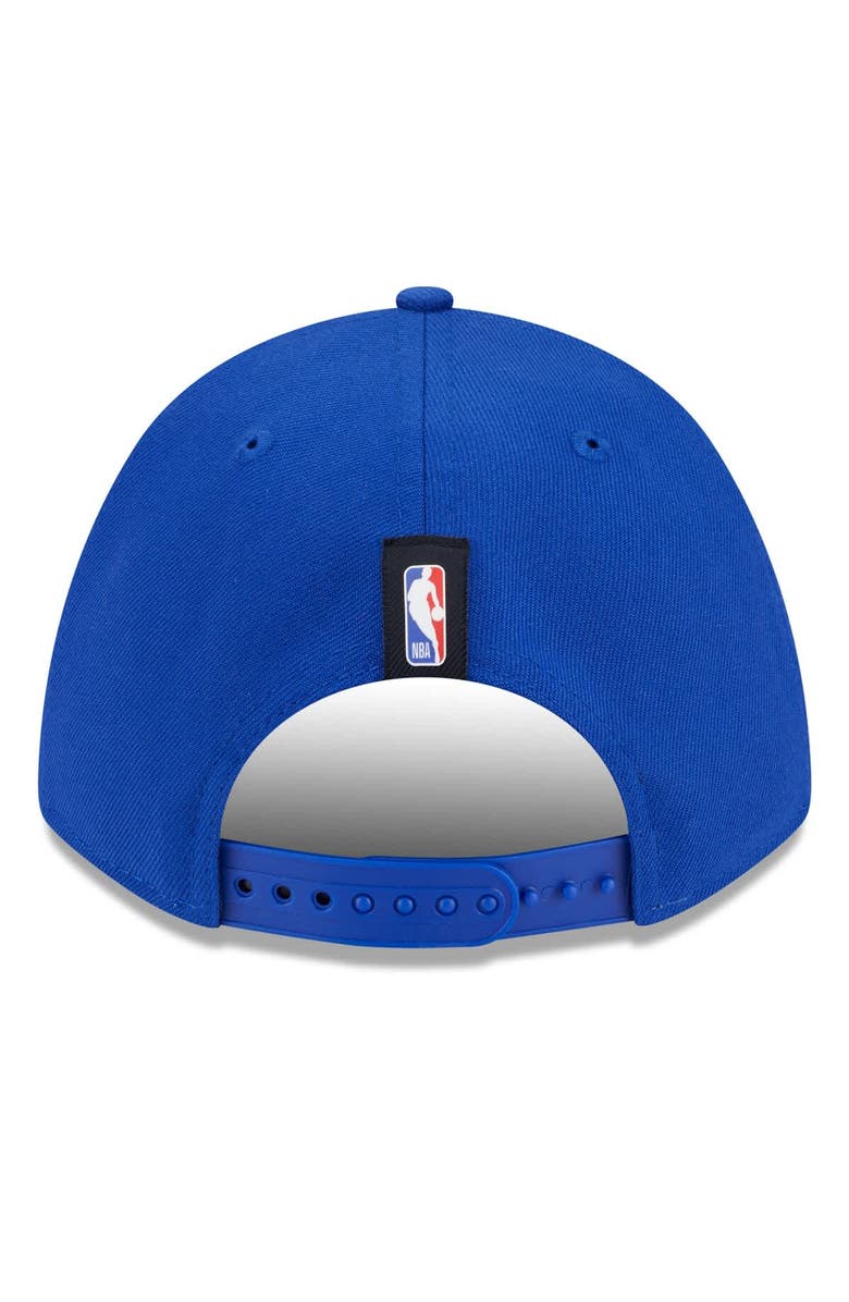 New Era Men's New Era Royal Golden State Warriors 2025 NBA Draft M-Crown A-Frame 9FORTY Adjustable Hat, Alternate, color, Royal