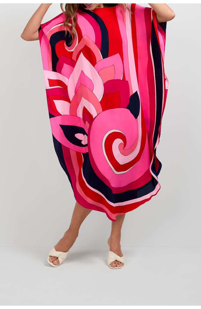 Trina Turk Jalani Maxi Caftan Dress, Alternate, color, Multi