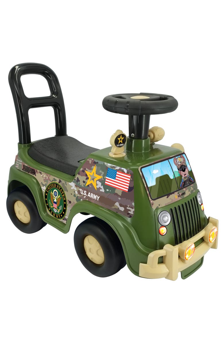 Kiddieland U.S. Army Rideon, Alternate, color, Multicolored
