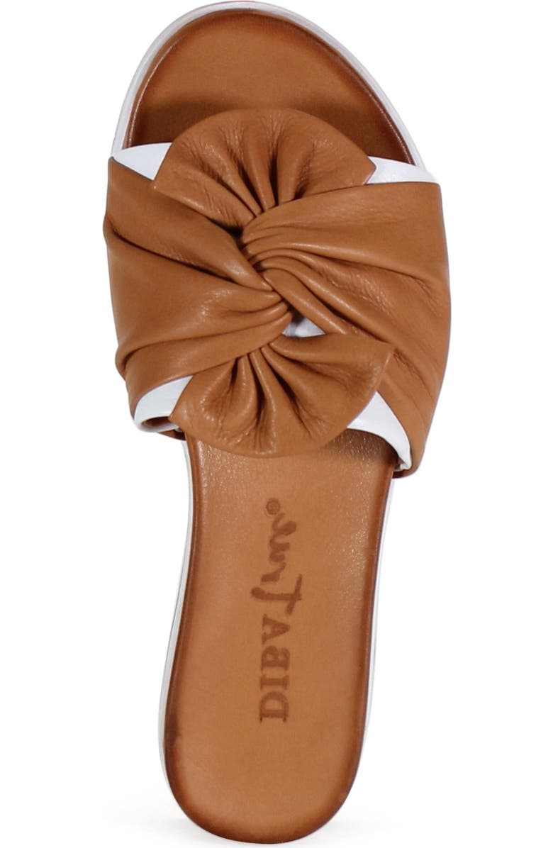 Diba True PROD IGEE Leather Flat Sandal, Alternate, color, Coconut/White