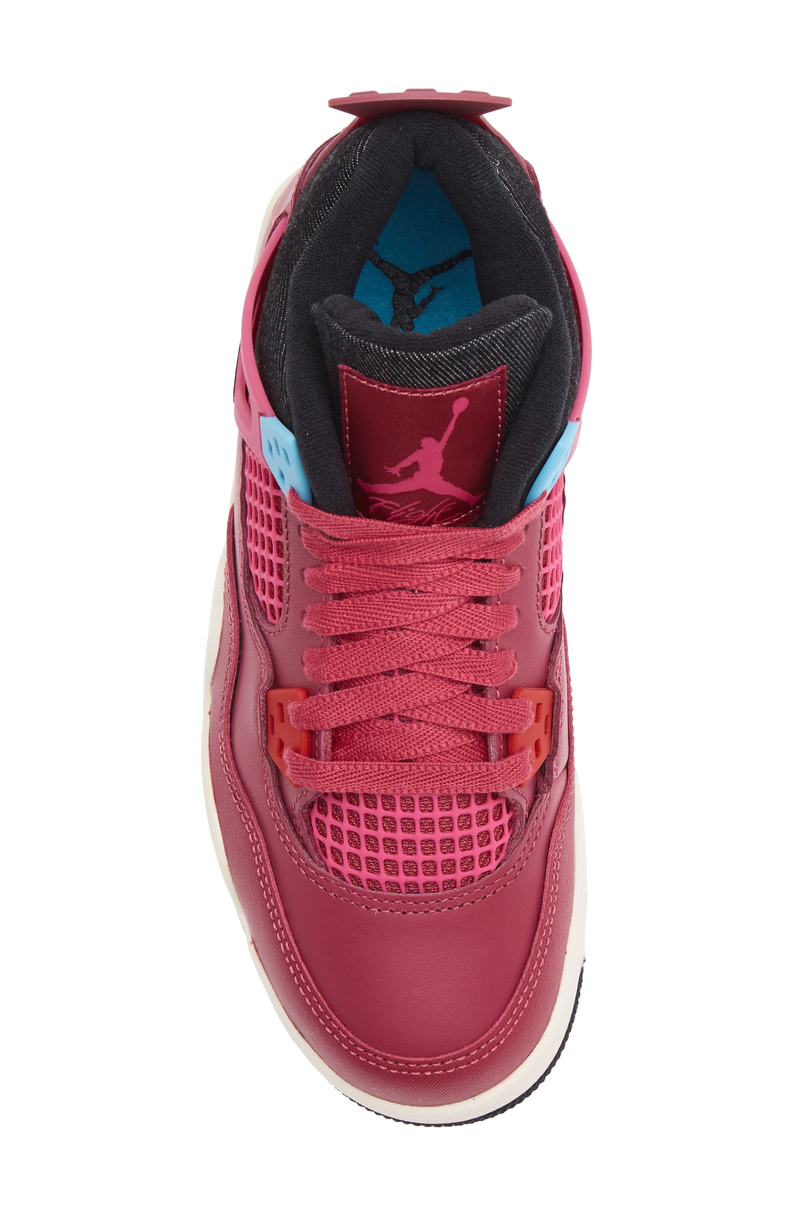 Kids' Air Jordan 4 Retro Basketball Sneaker, Alternate, color, SWEET BEET/ PINK/ OFF NOIR