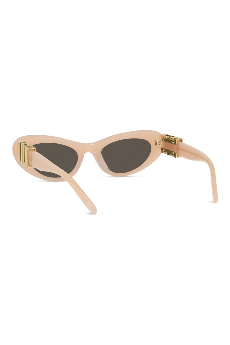Slim 54mm Cat Eye Sunglasses, Alternate, color, PNKO/BRN