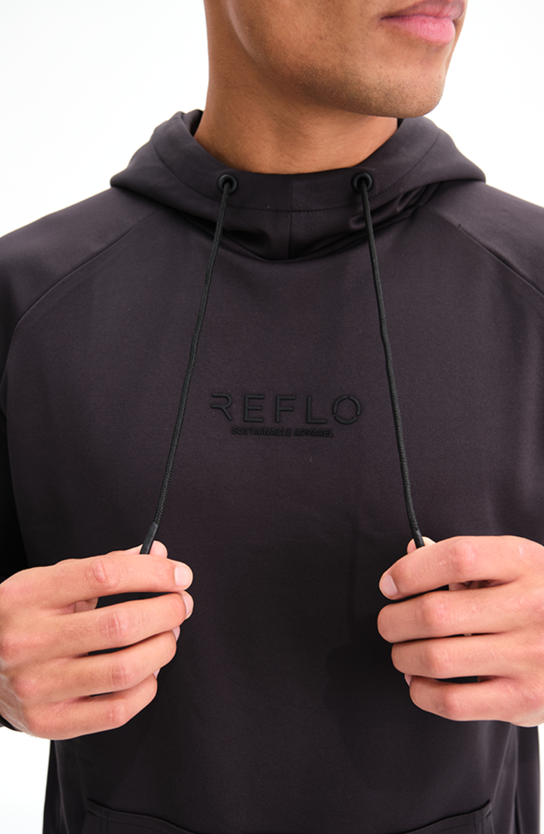 Reflo Lapter Performance Hoodie, Alternate, color, Caviar