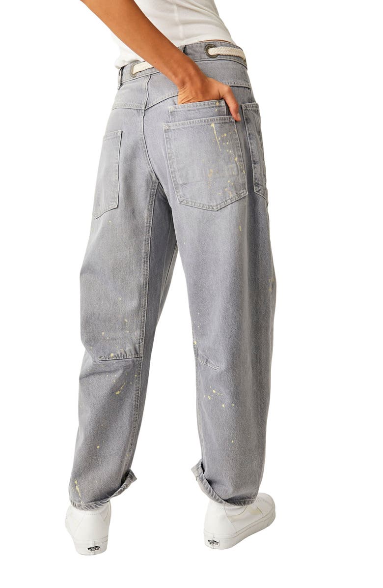 Free People Moxie Paint Spatter Jeans, Alternate, color,