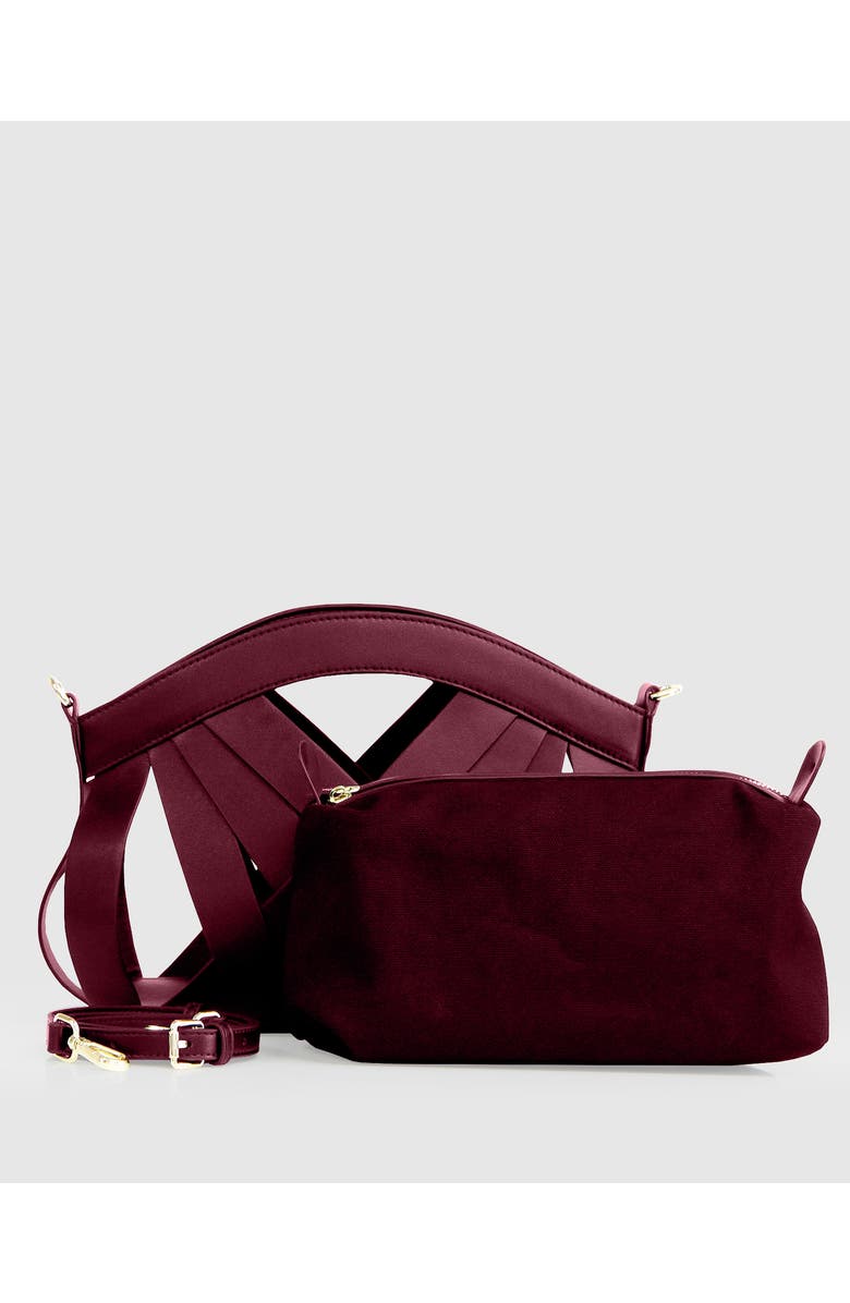 Belle & Bloom One More Night Crossbody Bag, Alternate, color, Burgundy