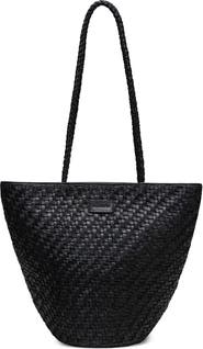 Ecotorie Arlington Woven Leather Bucket Bag