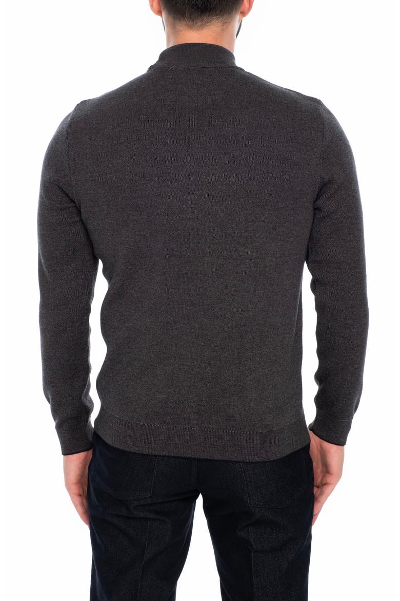 Atlantis Mock Neck Sweater, Alternate, color, DARK GREY