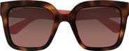 Gucci GG2190S 53mm Gradient Square Sunglasses
