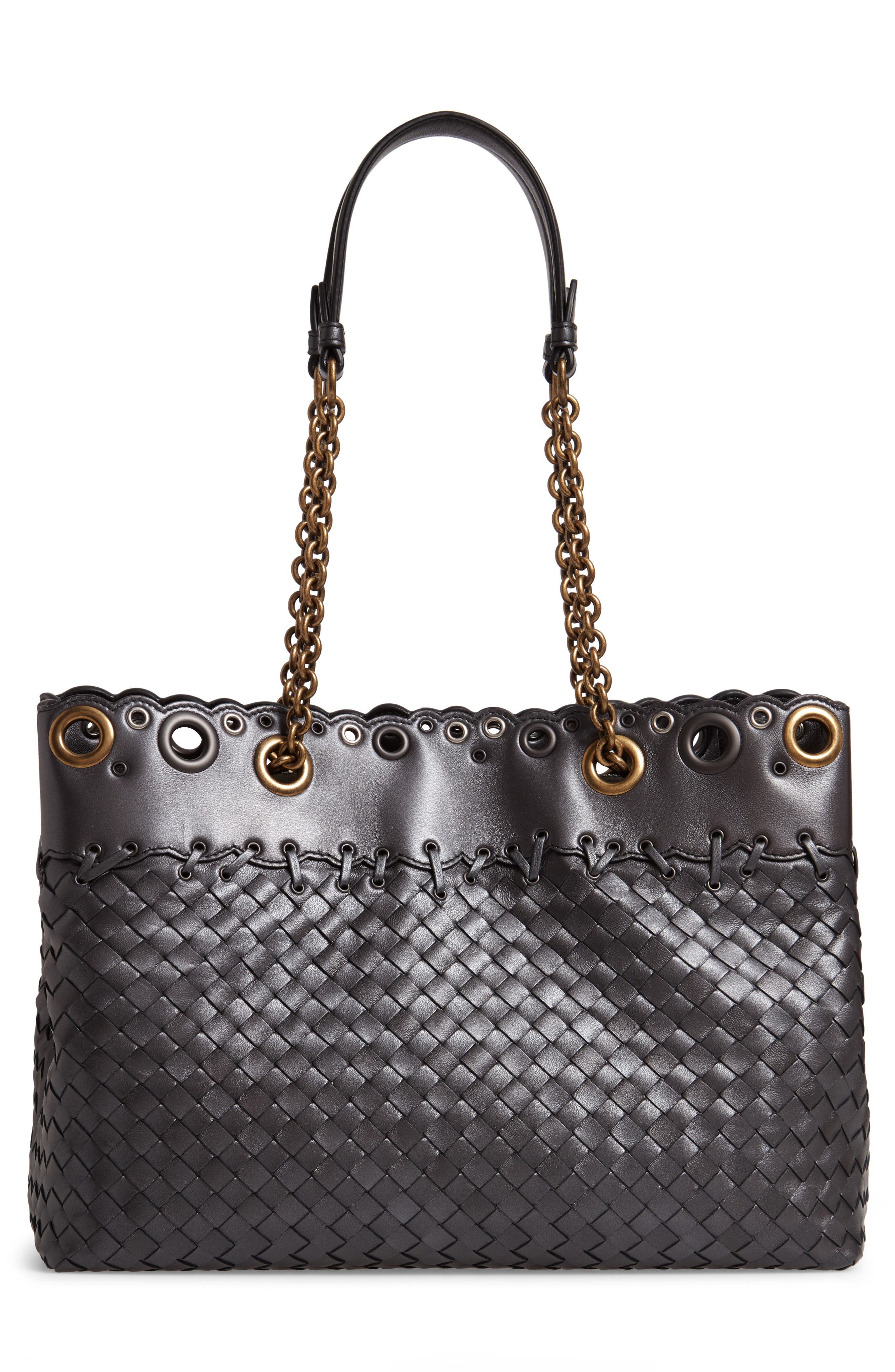 Bottega Veneta Intrecciato Leather Tote Bag, Alternate, color, 