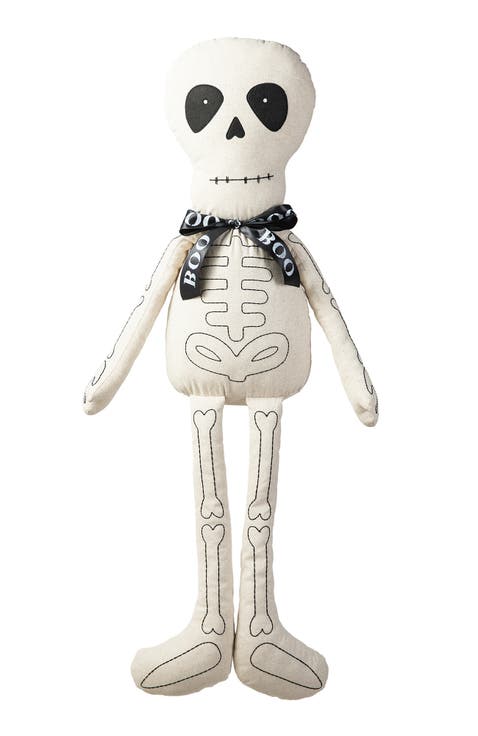 Fabric Halloween Skeleton Sitter Porch Decor