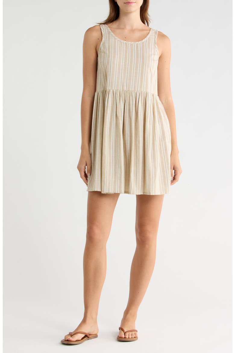 New Heights Fit & Flare Dress, Main, color, TAN