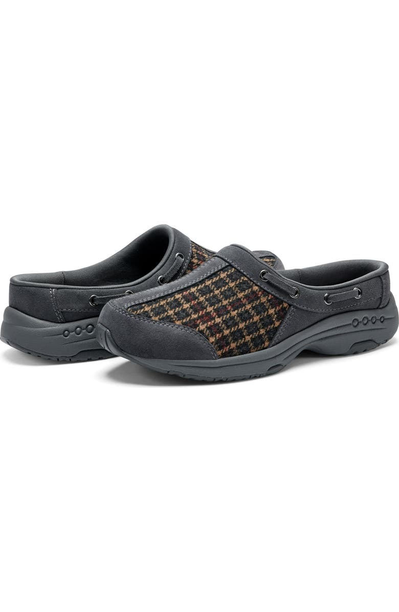 Easy Spirit Travelport Clog, Alternate, color, Dark Grey