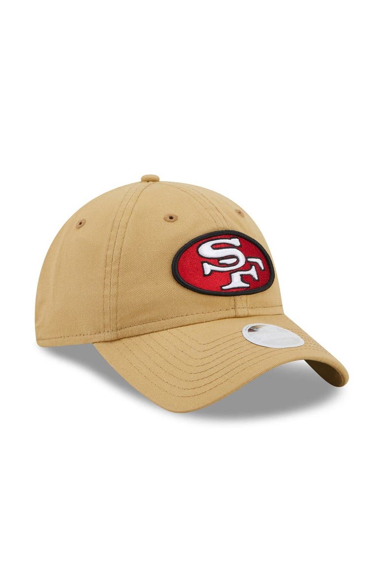 New Era Women's New Era Gold San Francisco 49ers Core Classic 2.0 9TWENTY Adjustable Hat, Alternate, color,