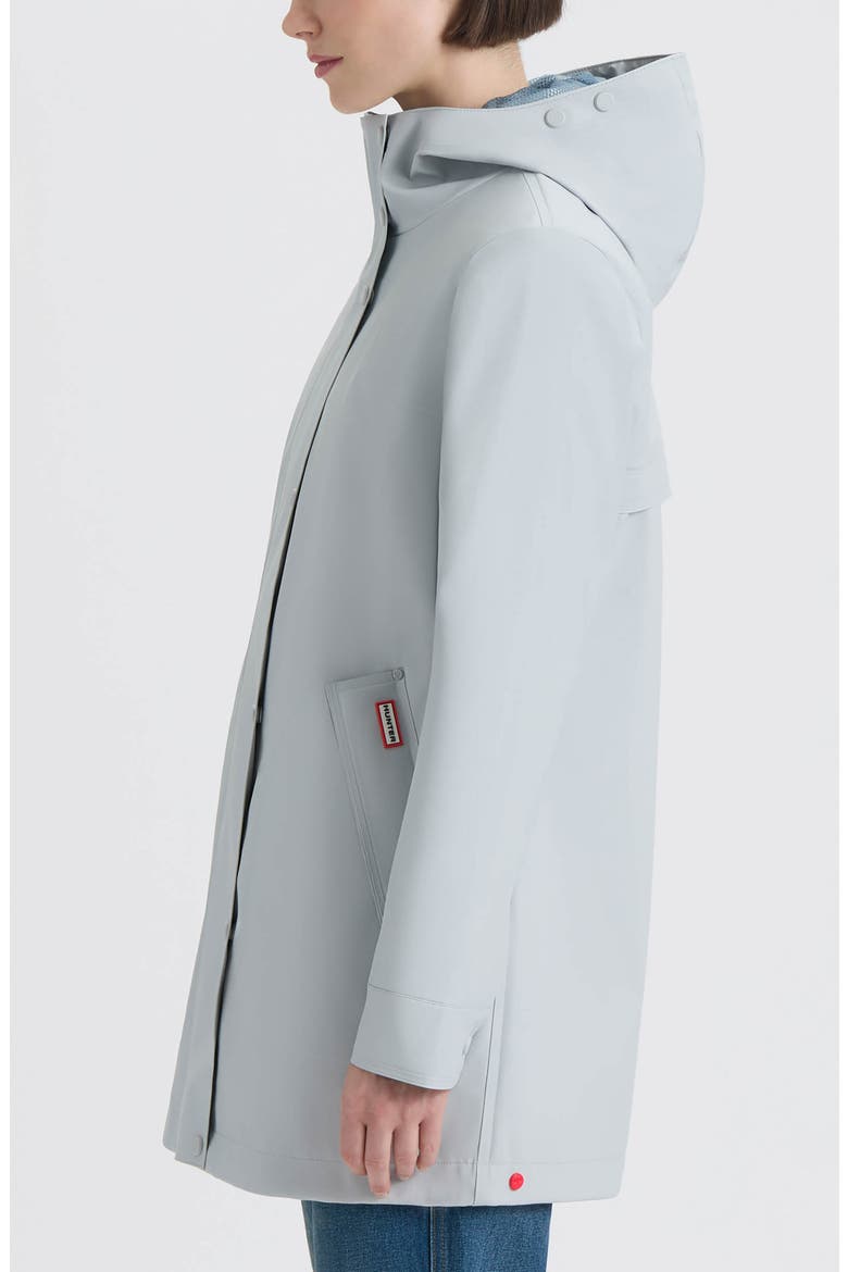Acacia Rubberized Water-Repellent Rain Jacket, Alternate, color, SILVER GREY