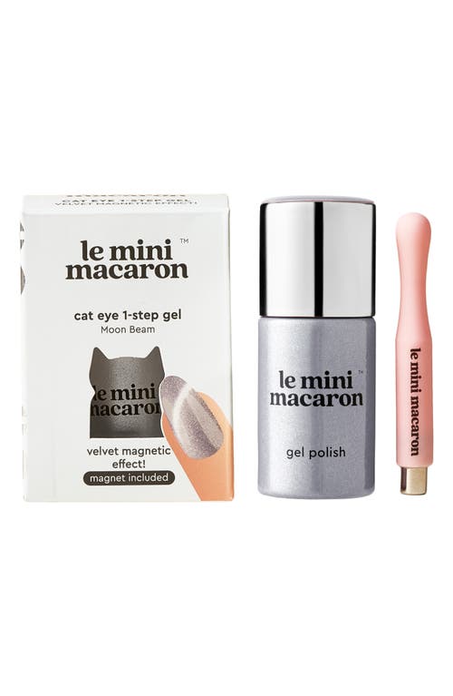 Le Mini Macaron Cat Eye 1-step Gel Nail Polish In Silver