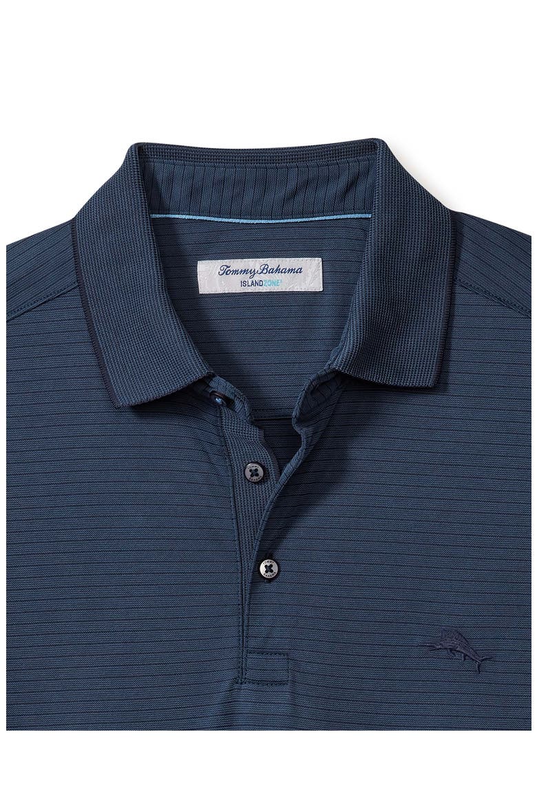 Bay Stripe IslandZone® Performance Polo, Alternate, color, OCEAN DEEP