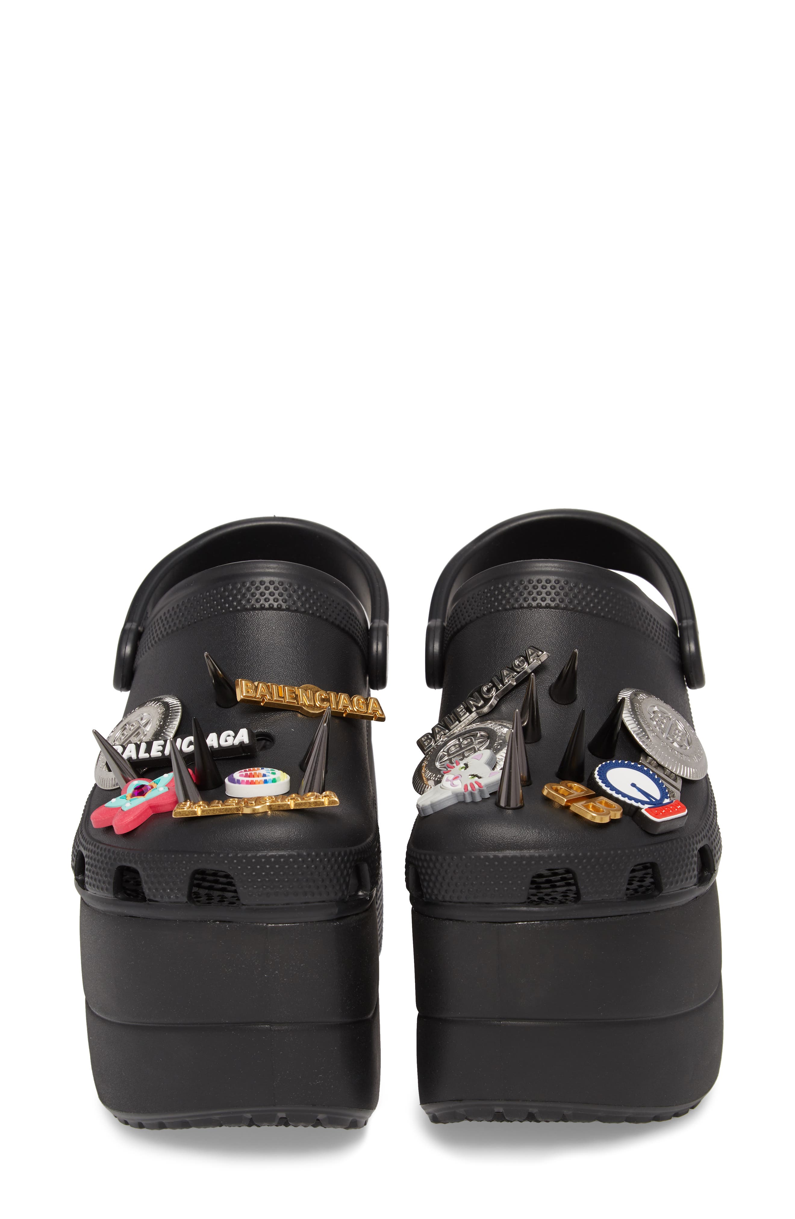 Balenciaga Foam Embellished Platform Clog, Alternate, color, 