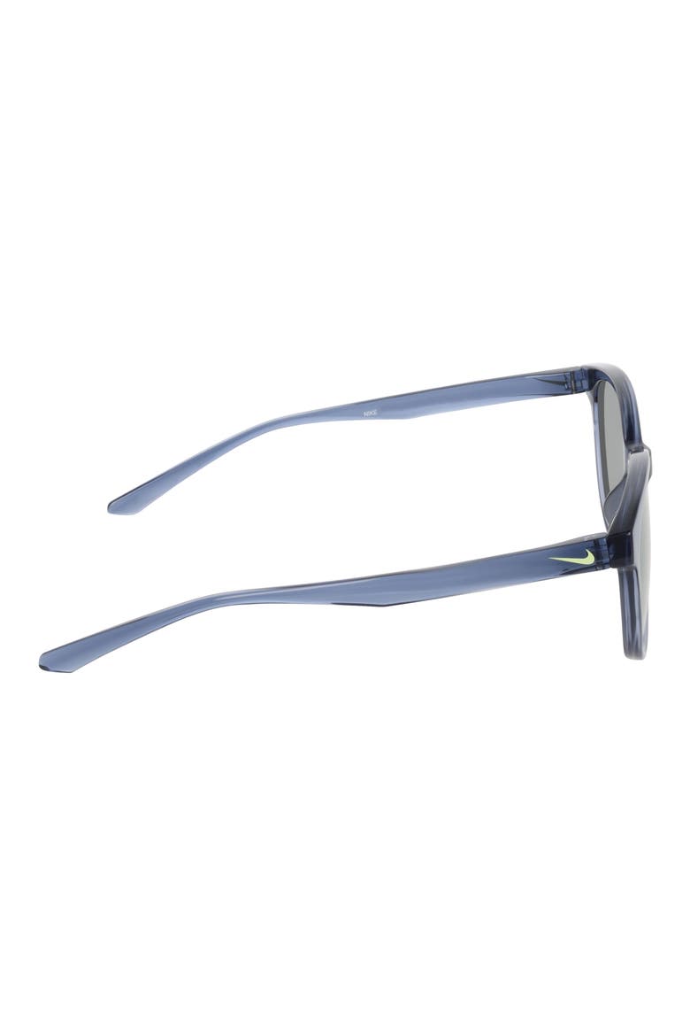Vital Trend 55mm Gradient Round Sunglasses, Alternate, color, DIFFUSED BLUE / YELLOW MIRROR