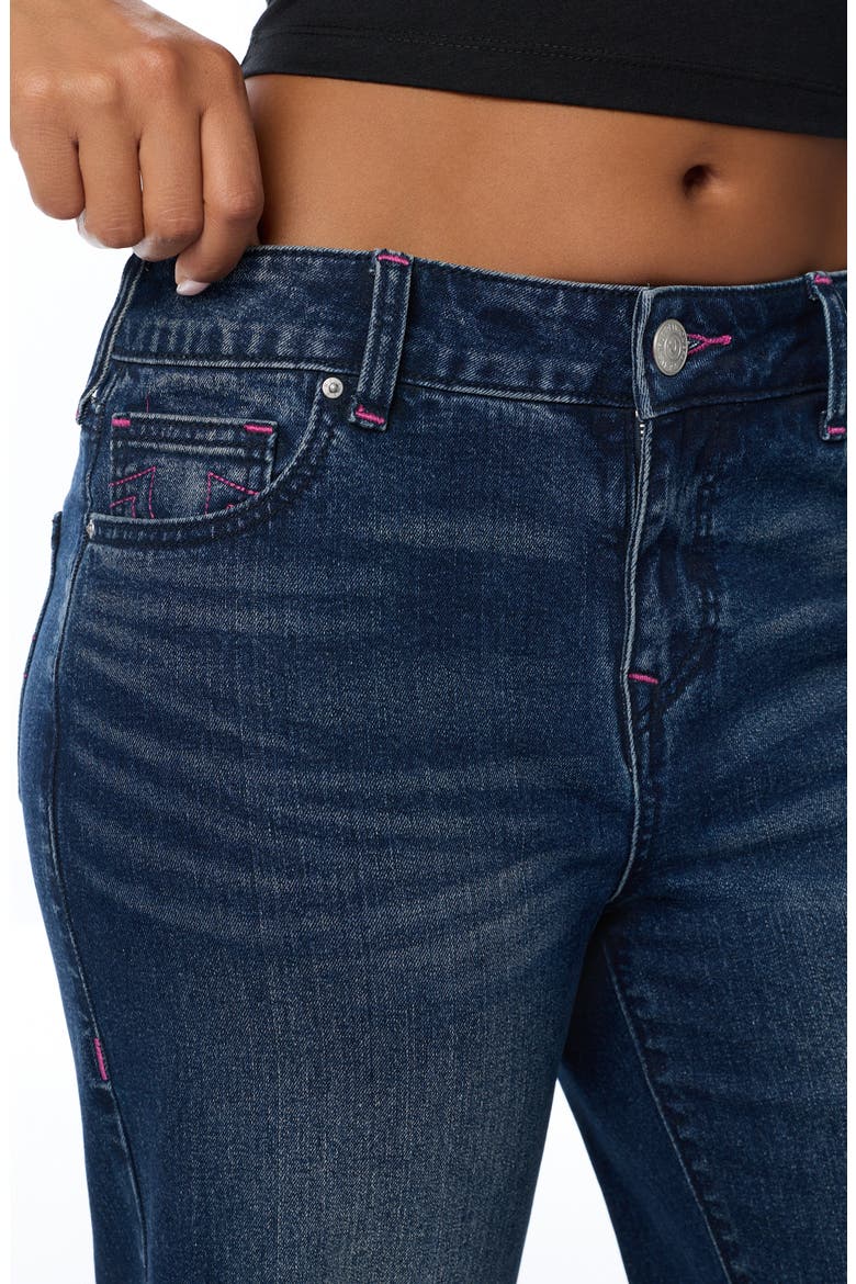 Bobbi Baggy Wide Leg Jeans, Alternate, color, DARK TRUE WESTERN WASH