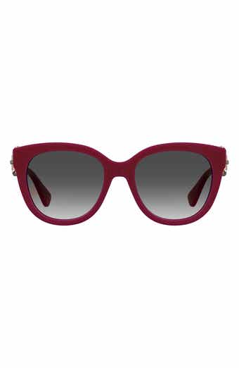 Moschino 54mm Gradient Cat Eye Sunglasses