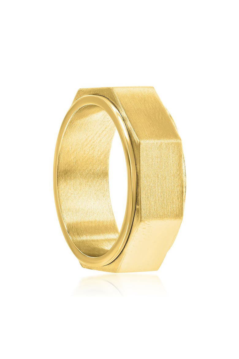 Men's Geometric Spinner Ring, Alternate, color, GOLD