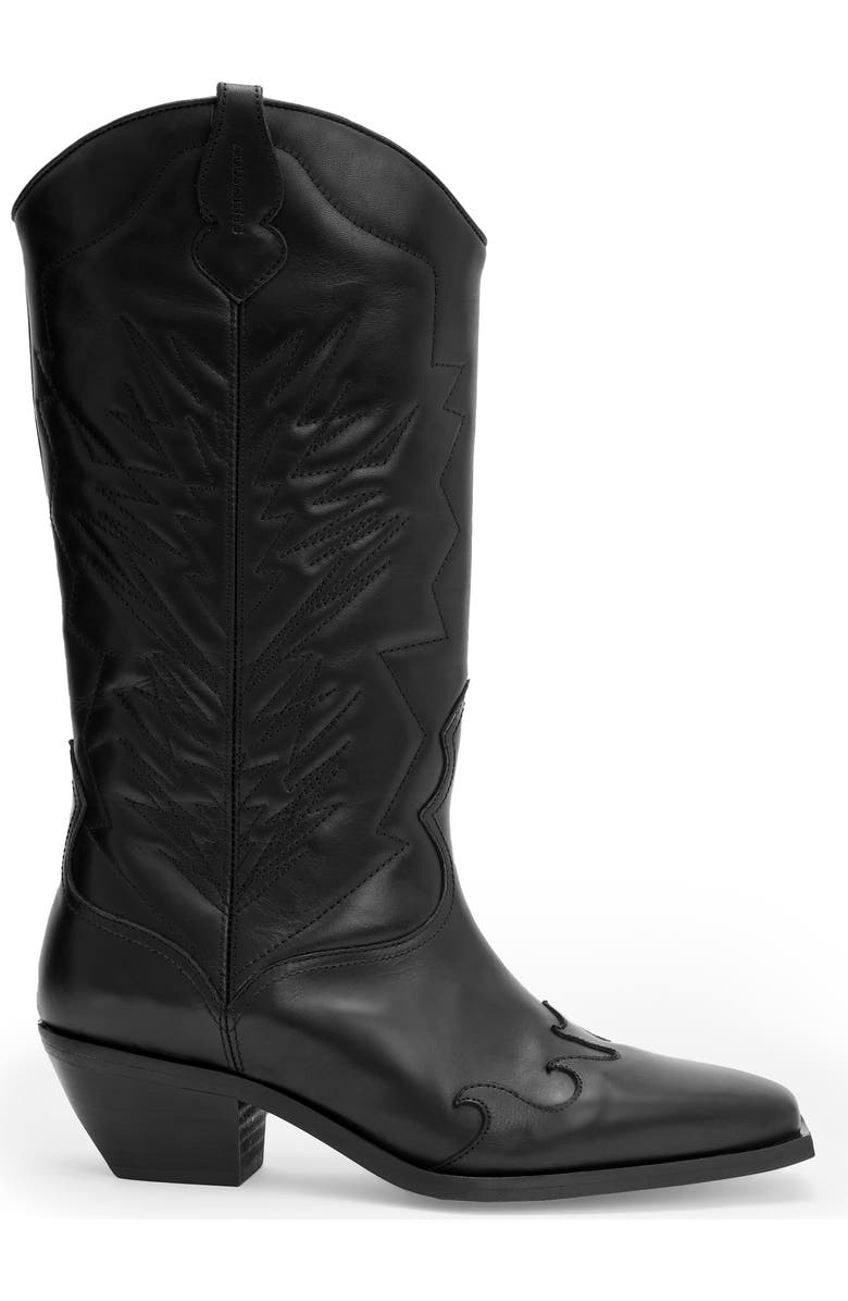 AllSaints Kacey Western Boot, Alternate, color,