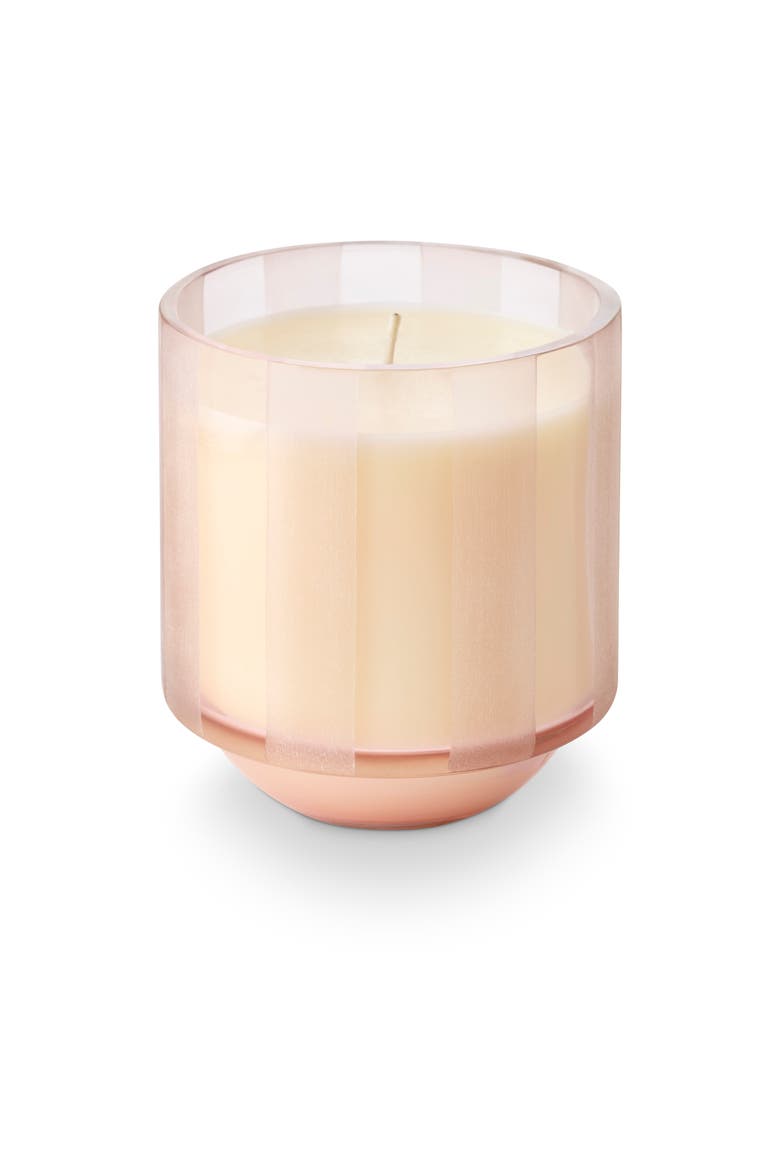 Fa La Lovely Pink Pine Etched Striped Glass, Main, color, Pink