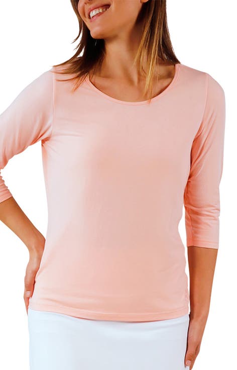 3/4 Sleeve Scoop Neck R&R Tee