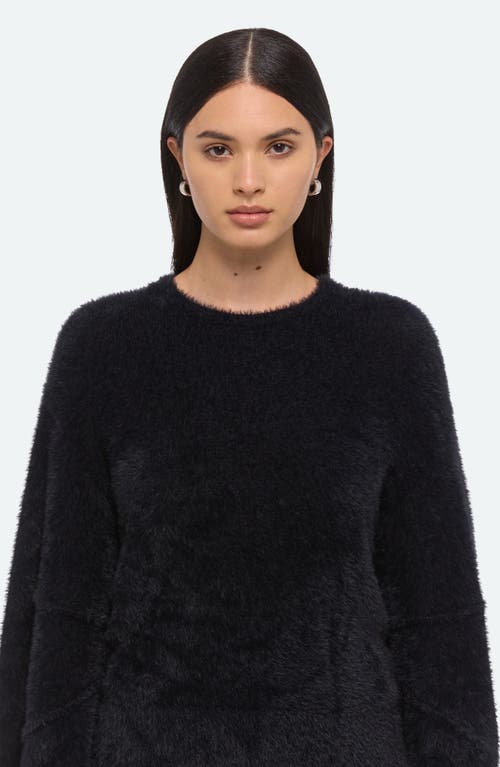 Helmut Lang Apex Oversized Eyelash Sweater In Black