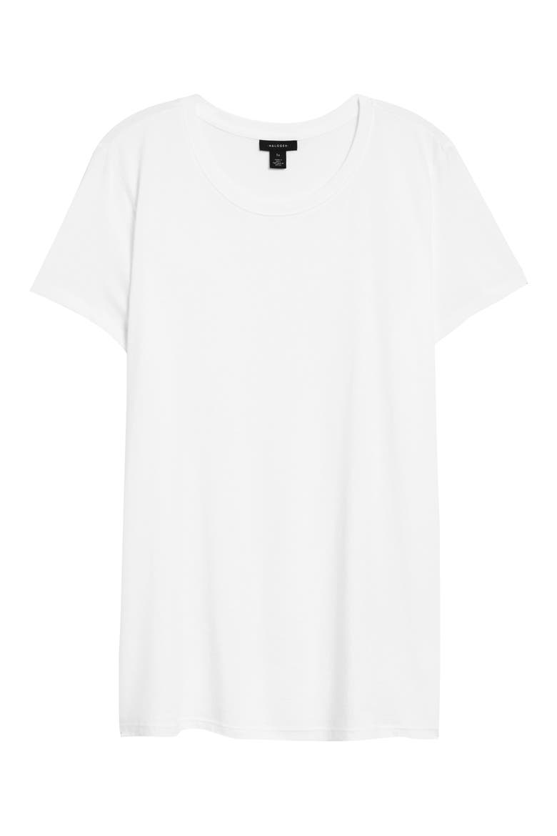 Jersey Crewneck Shirt, Alternate, color, WHITE
