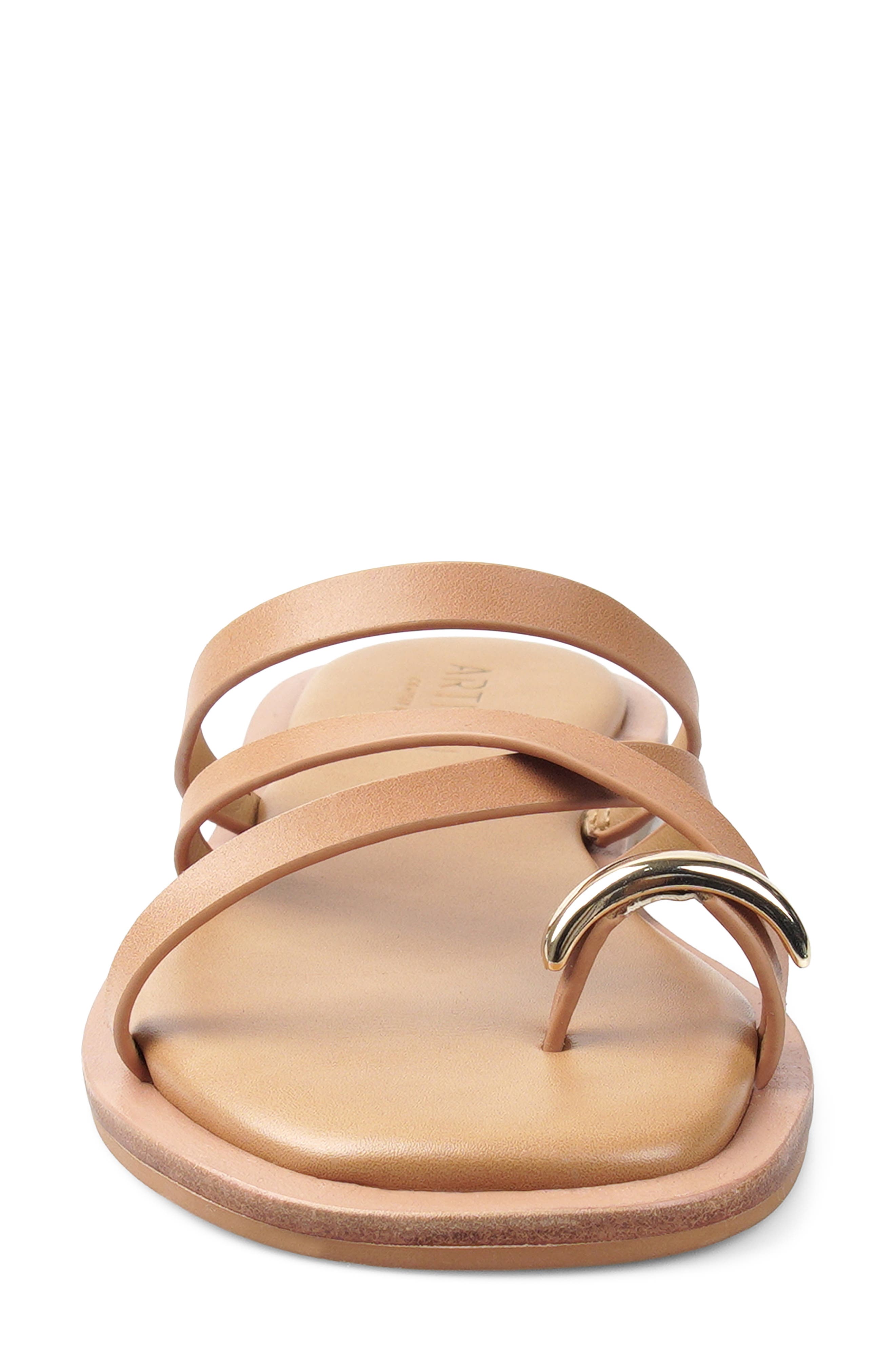 Berlinn Slide Sandal, Alternate, color, TAN LEATHER