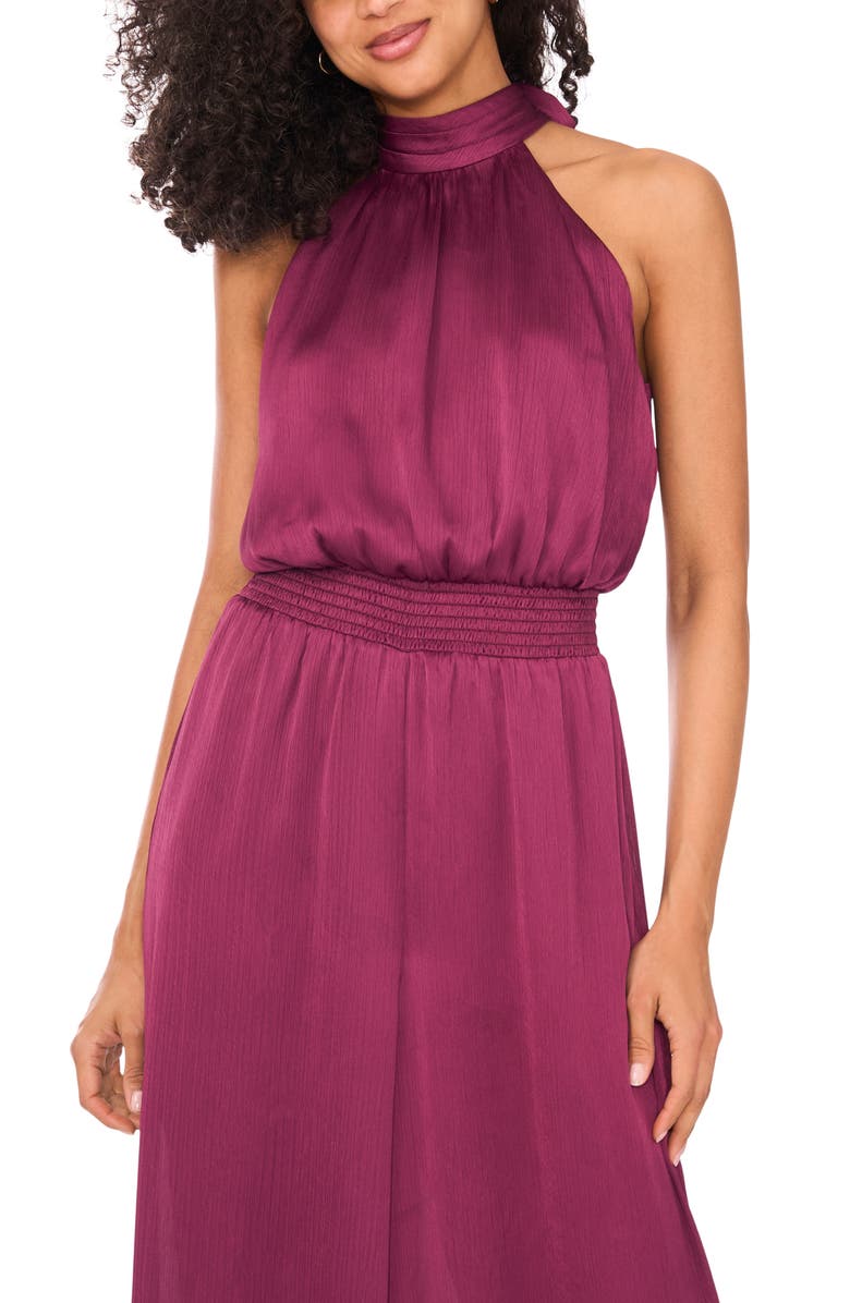 Vince Camuto Smock Waist Wide Leg Jumpsuit, Alternate, color, 