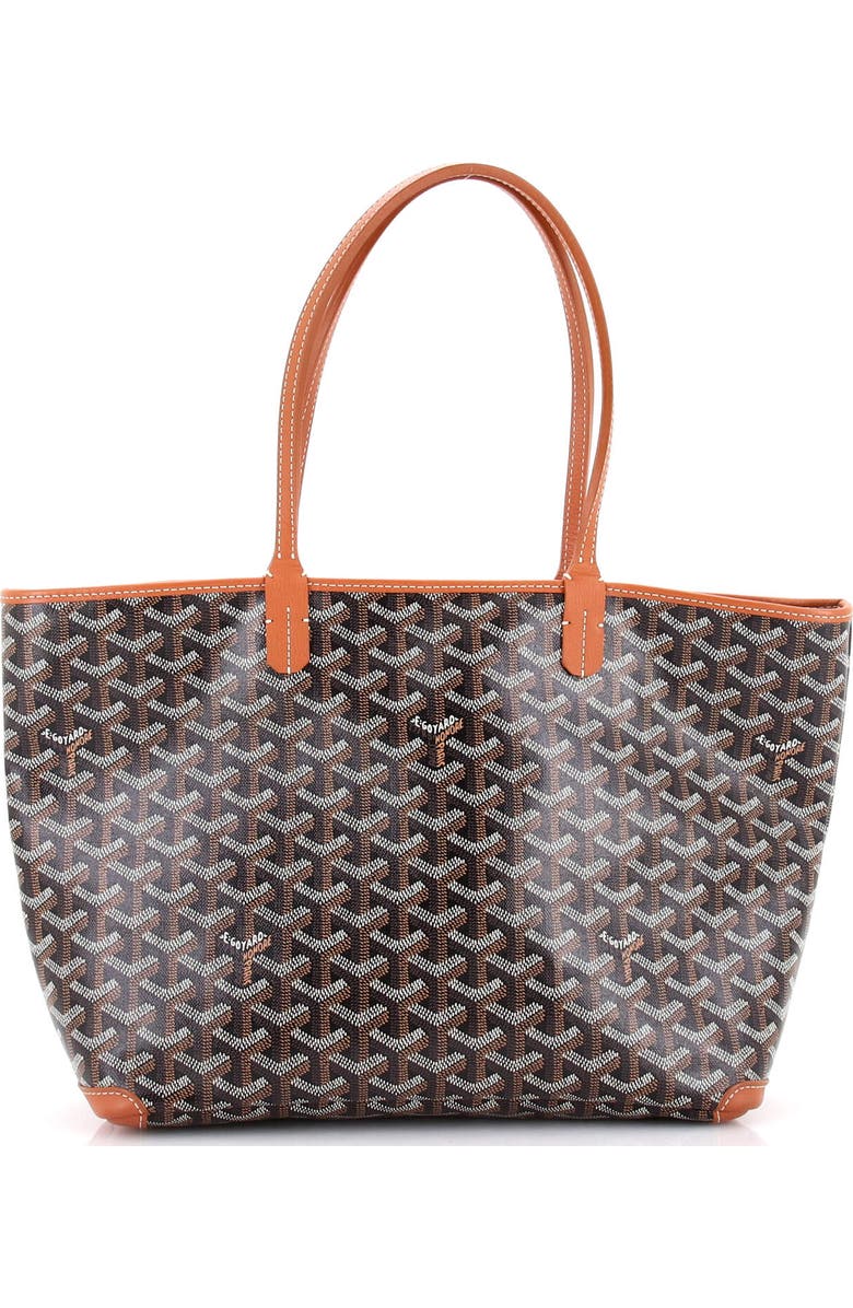 Pre-Owned Goyard Artois Tote Coated Canvas PM, Main, color, Brown