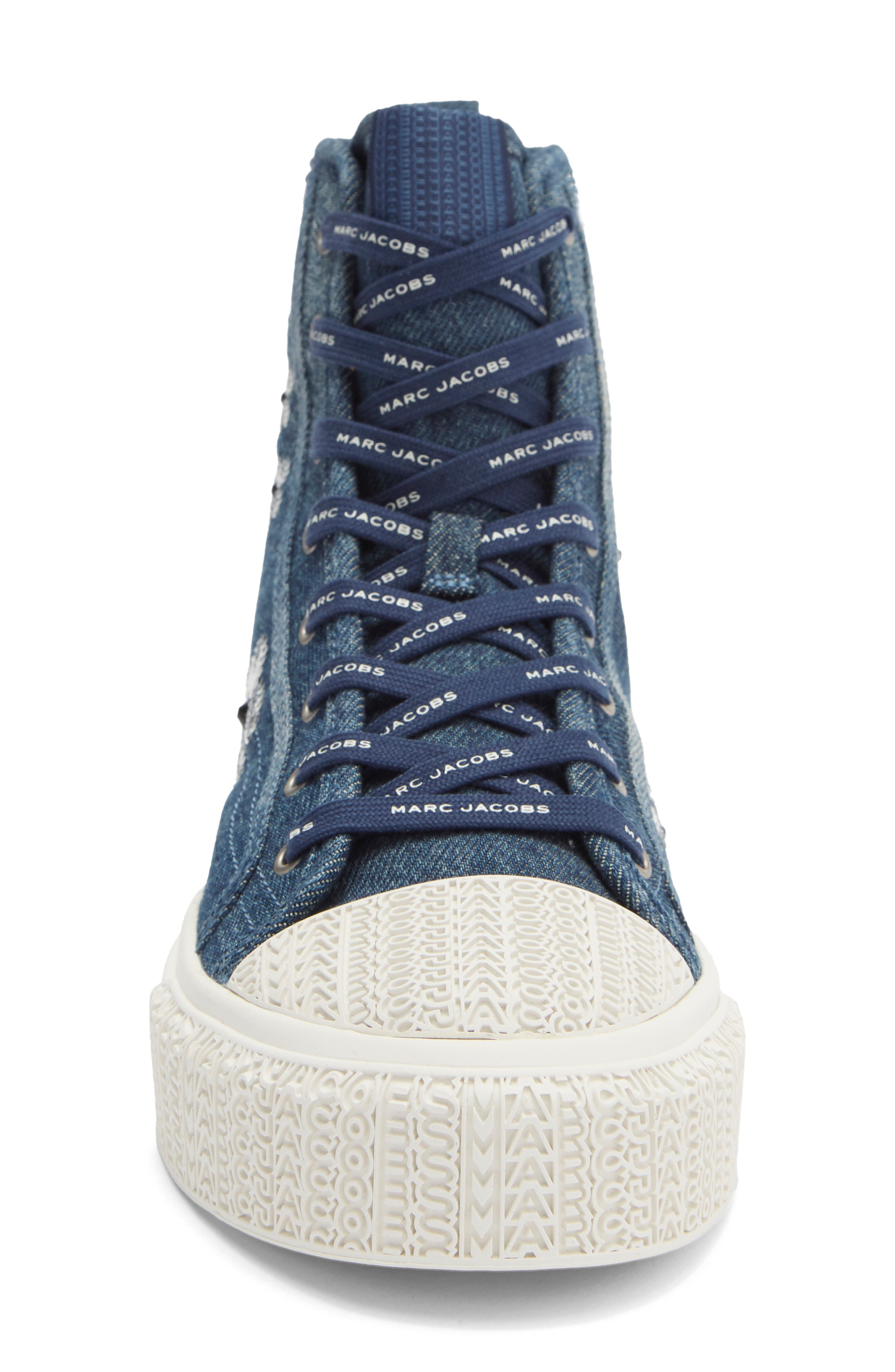 The High Top Platform Sneaker, Alternate, color, VINTAGE INDIGO