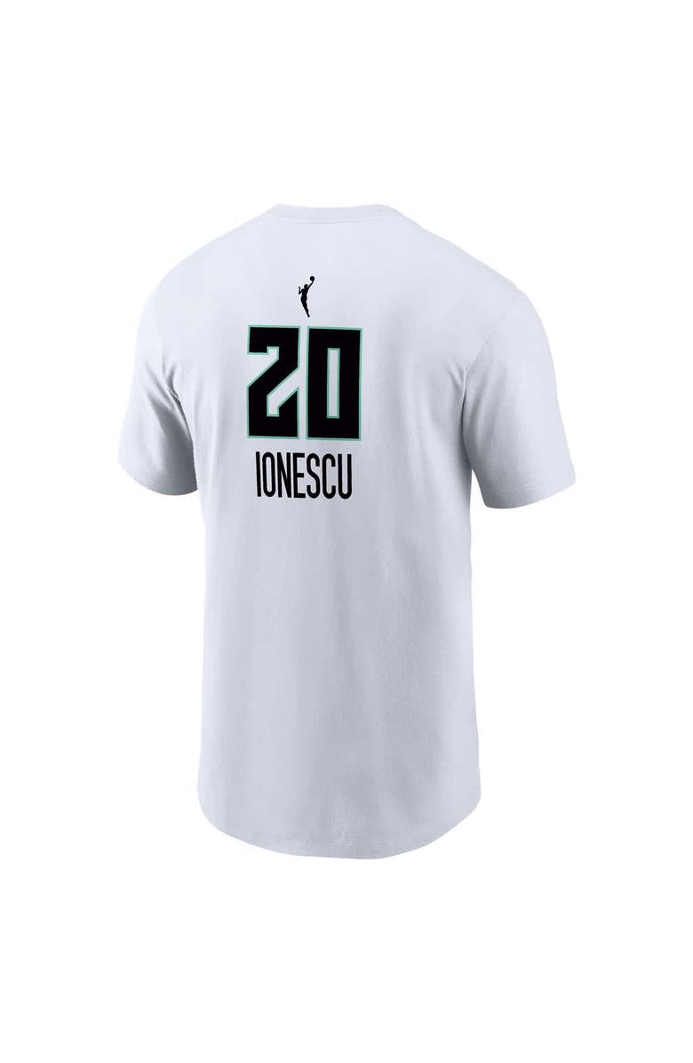 Nike Men's Nike Sabrina Ionescu White New York Liberty Heroine Edition Name & Number T-Shirt, Alternate, color, White