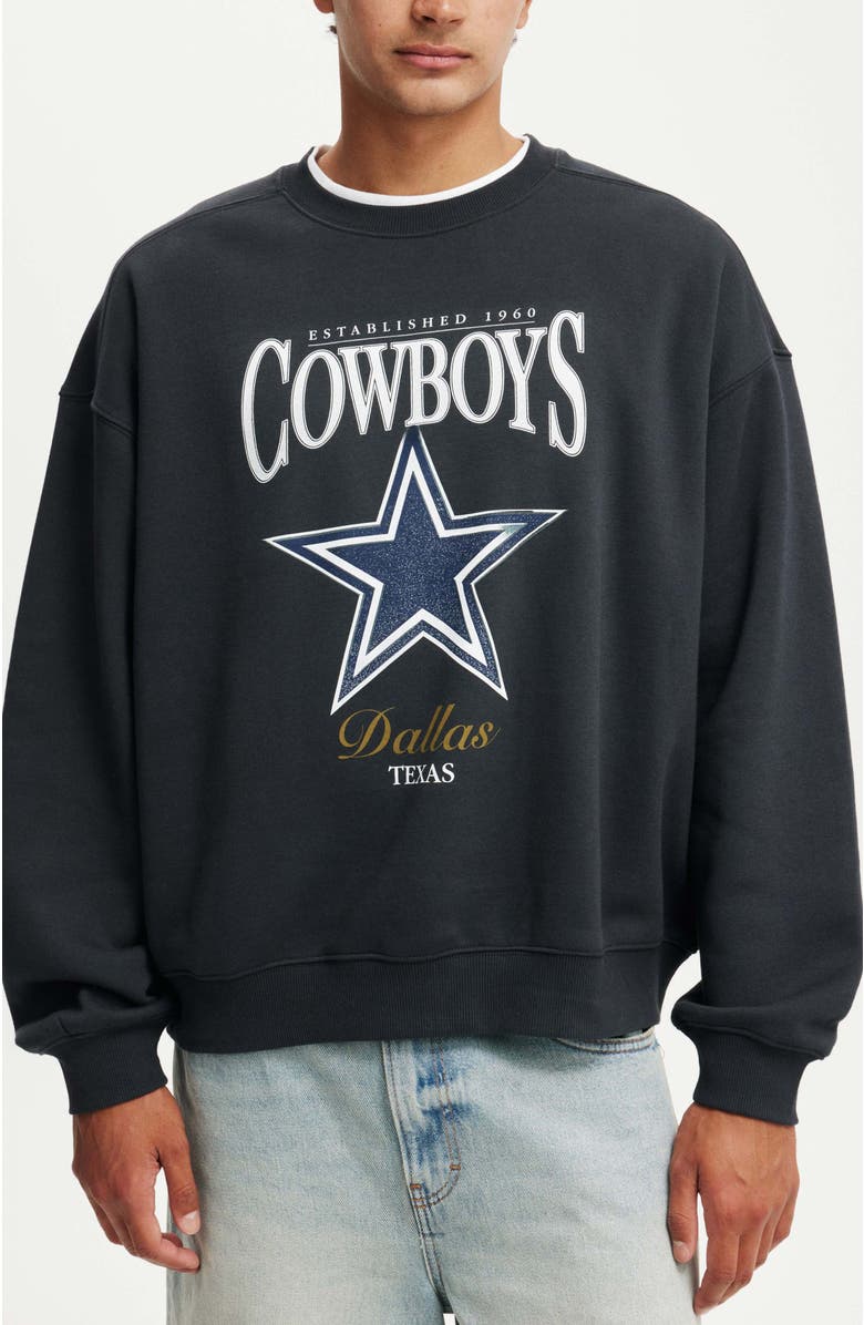 Cotton On Box Fit NFL Crew Sweater, Main, color,