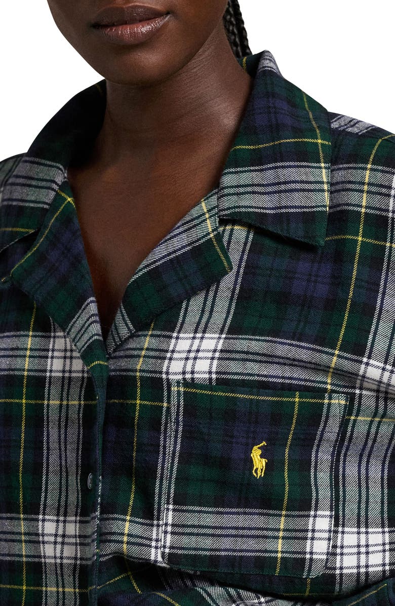 Polo Ralph Lauren Crop Organic Cotton Short Pajamas, Alternate, color, 