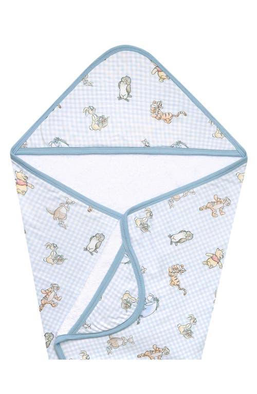 Copper Pearl Winnie The Pooh Hooded Bath Towel In Blue