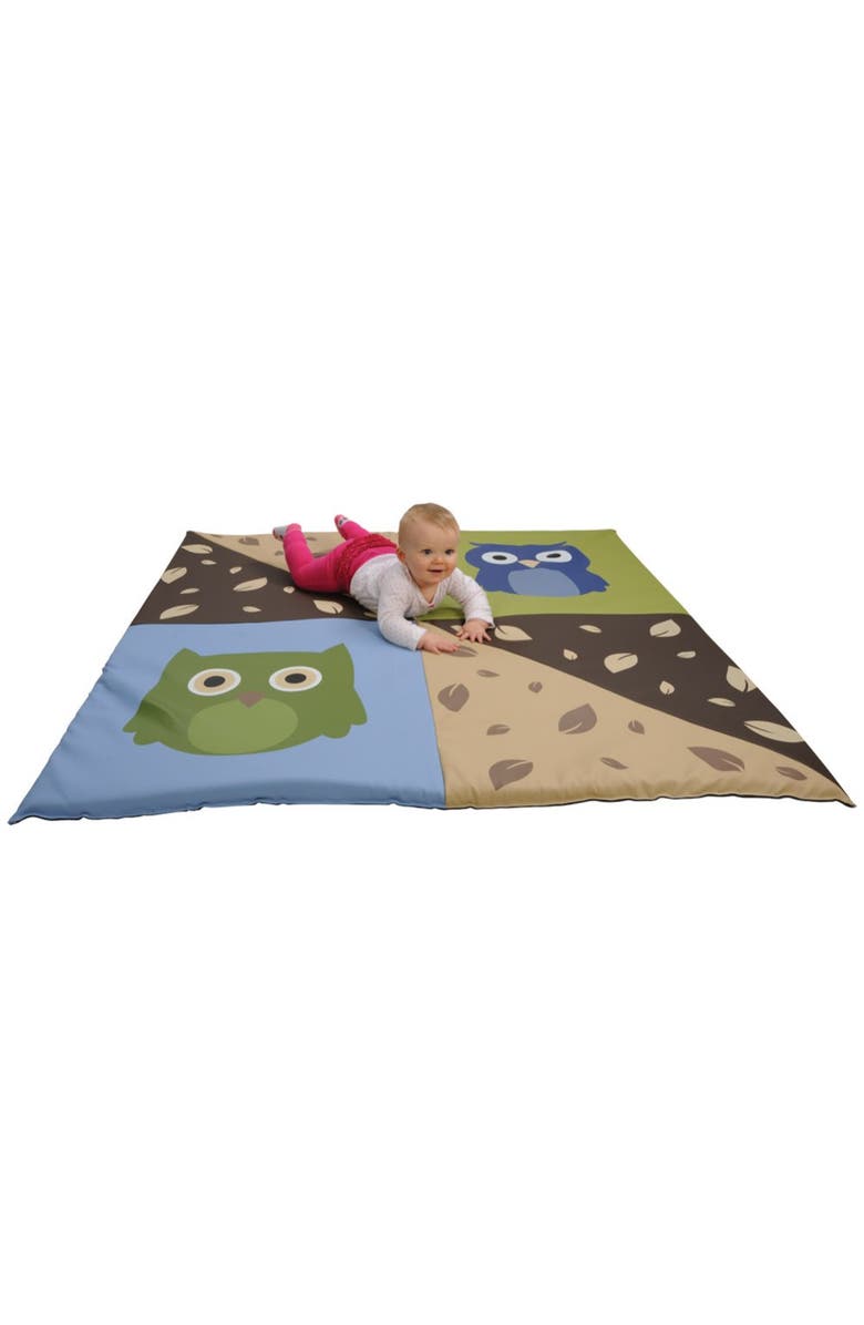 Kaplan Early Learning Company Infant and Toddler Owl Crawley Mat, Alternate, color, Multicolored