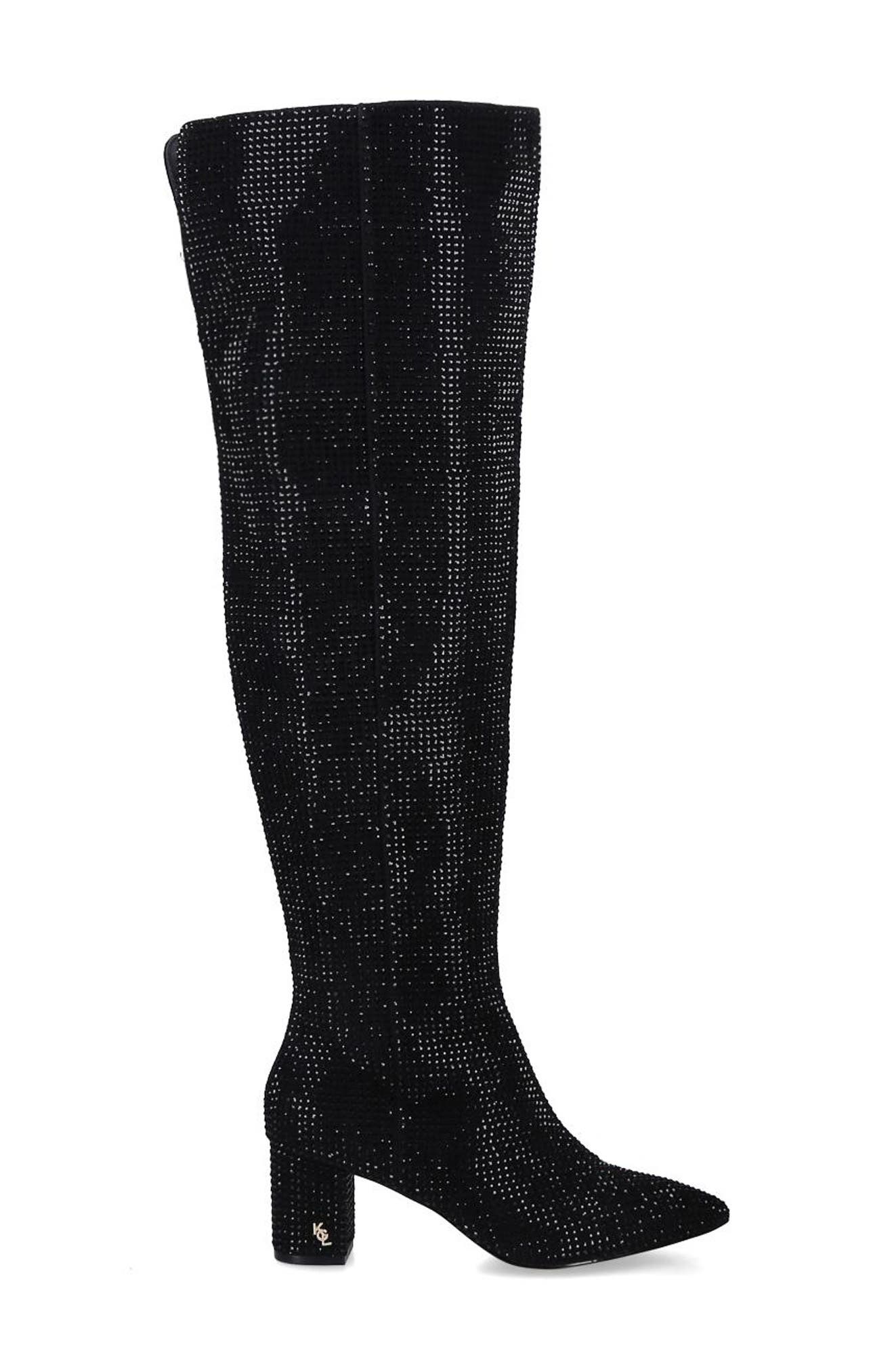 Kurt Geiger London Burlington Knee High Boot, Alternate, color, Black
