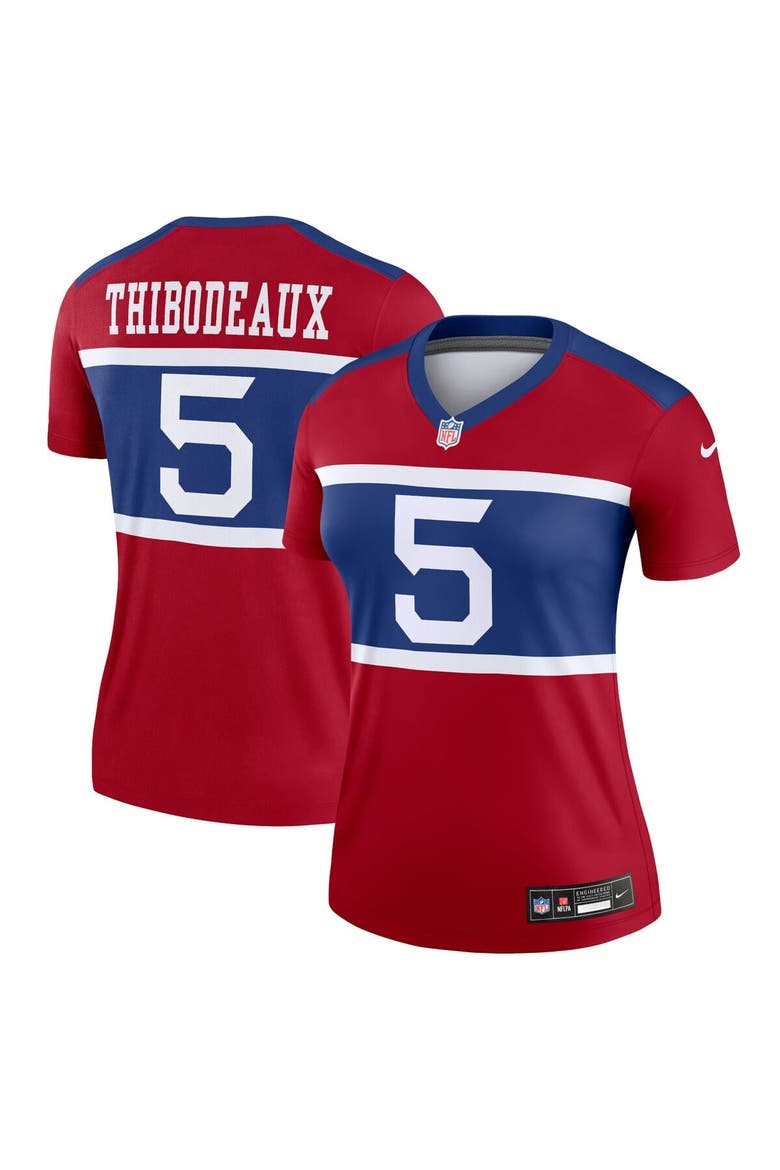 Women's Nike Kayvon Thibodeaux  Red New York Giants Alternate Legend Player Performance Top, Main, color, Red
