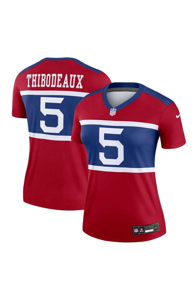 Nike Women's Nike Kayvon Thibodeaux Red New York Giants Alternate Legend Player Performance Top, Main, color, Red