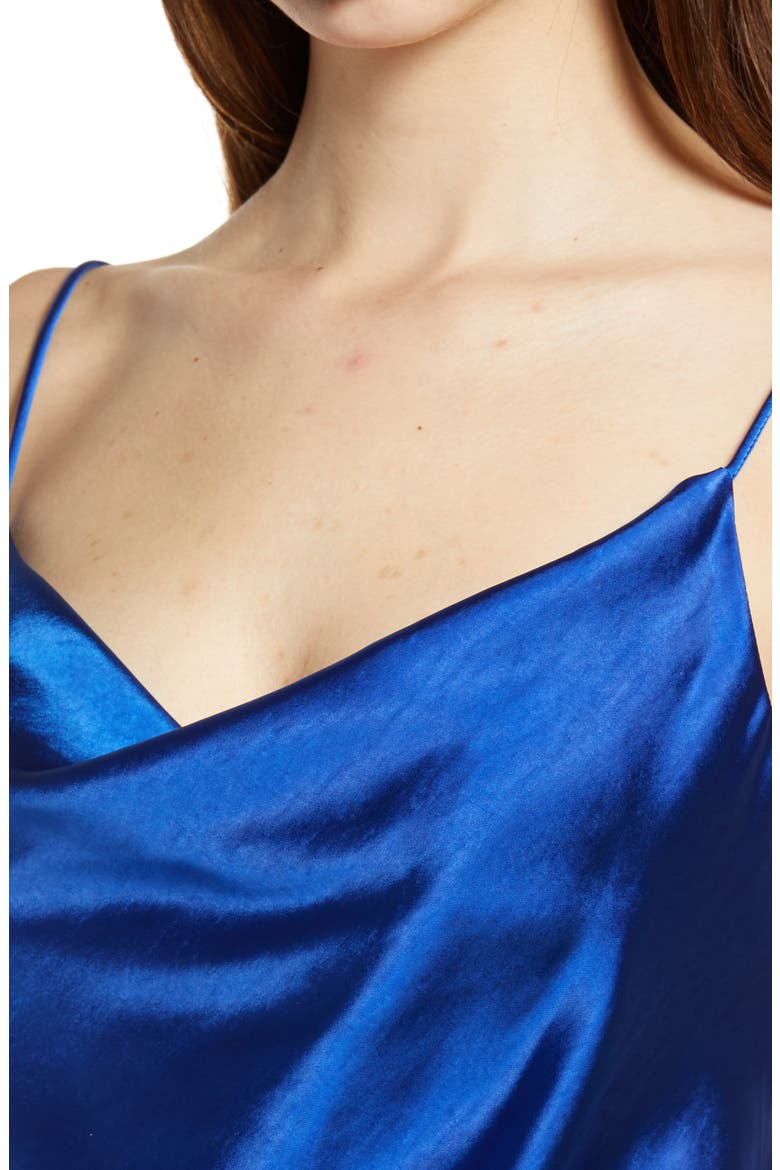 Cowl Neck Camisole, Alternate, color, BLUE