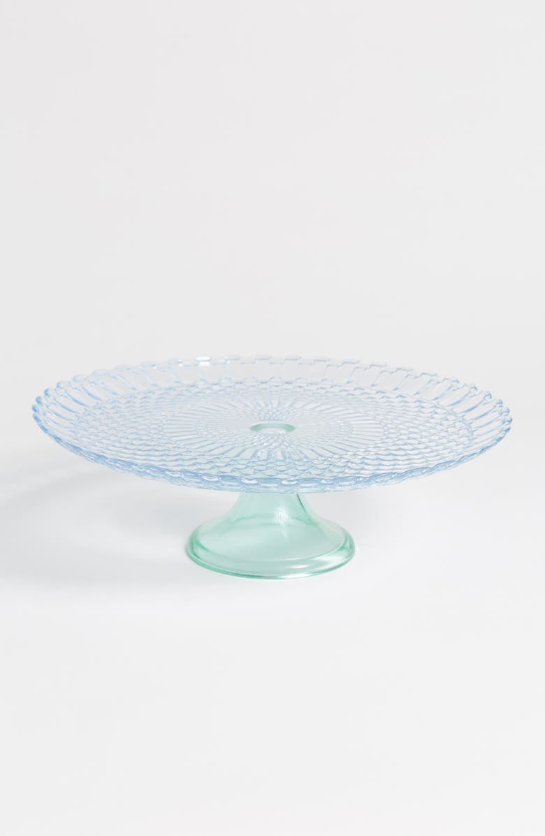 Anthropologie Home Anthropologie Soda Lime Glass Cake Stand, Main, color, 