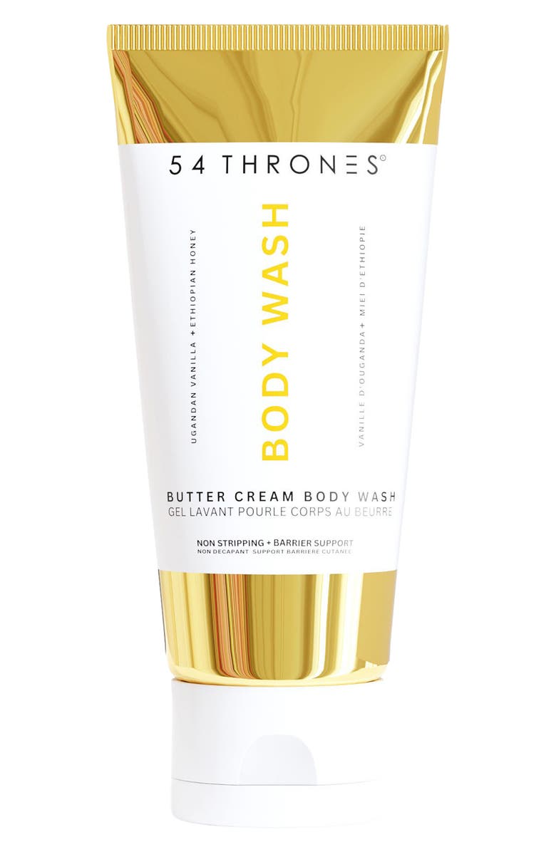 54 Thrones Butter Cream Body Wash Non-Stripping + Skin Barrier Support, Main, color, 
