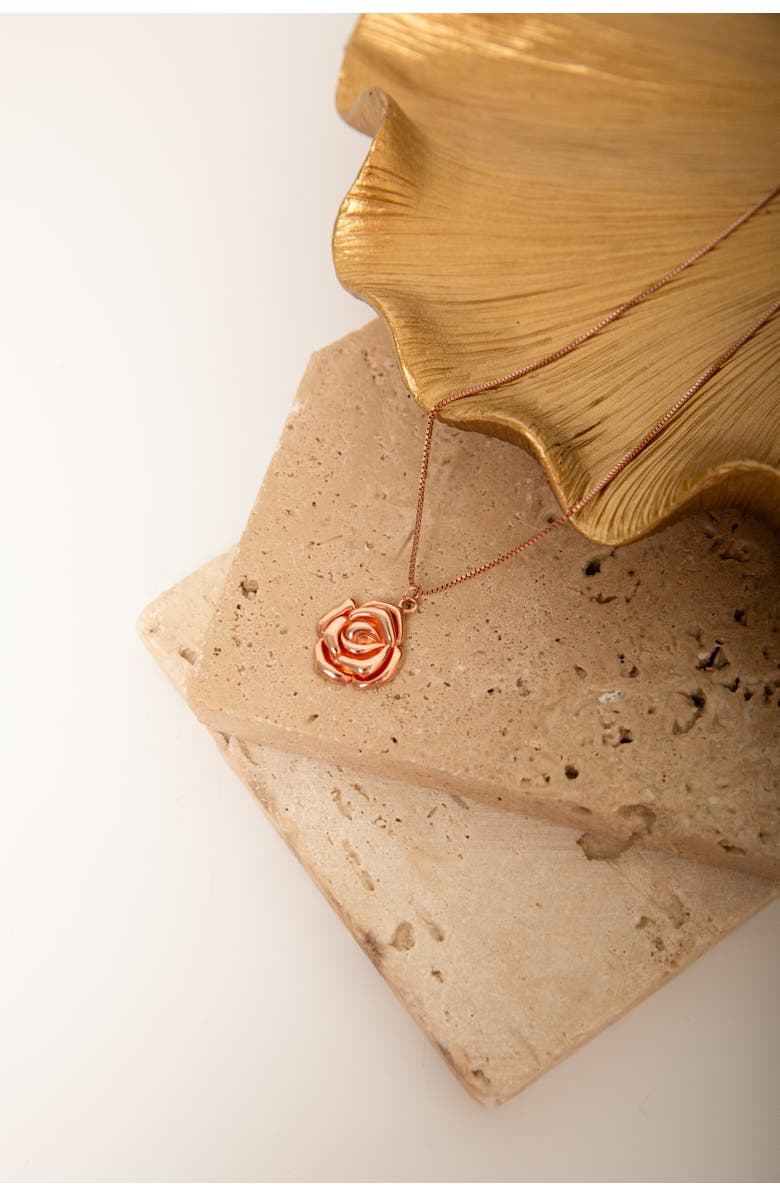Seven Saints Mystic Rose Adjustable Necklace, Alternate, color, Rose