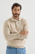 Brunello Cucinelli Cashmere knit polo shirt