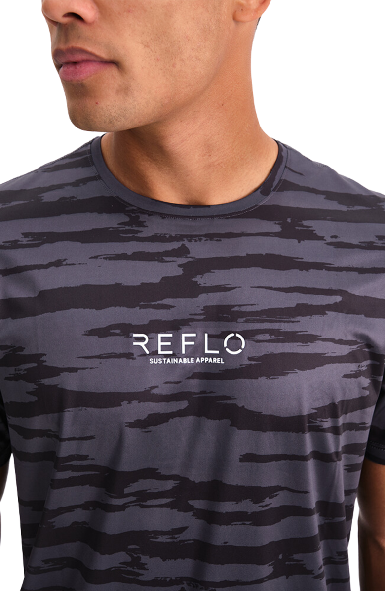 Reflo Moana Sustainable Active T-Shirt, Alternate, color, Black