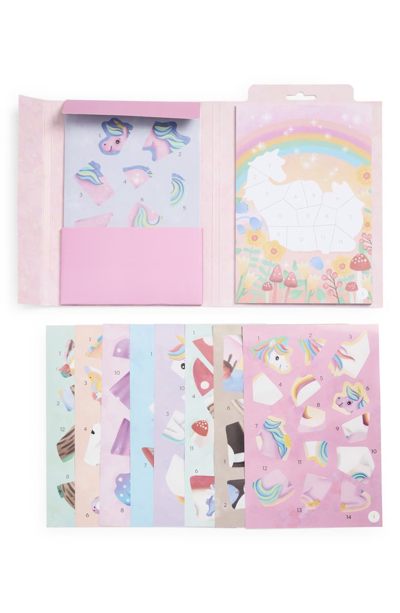 TIGER TRIBE Magical Garden Sticker by Number Activity Set, Alternate, color,